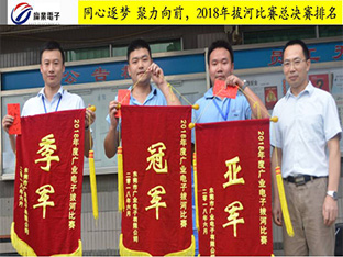 同心逐夢，聚力向前，廣業(yè)電子2018年度拔河比賽圓滿舉行